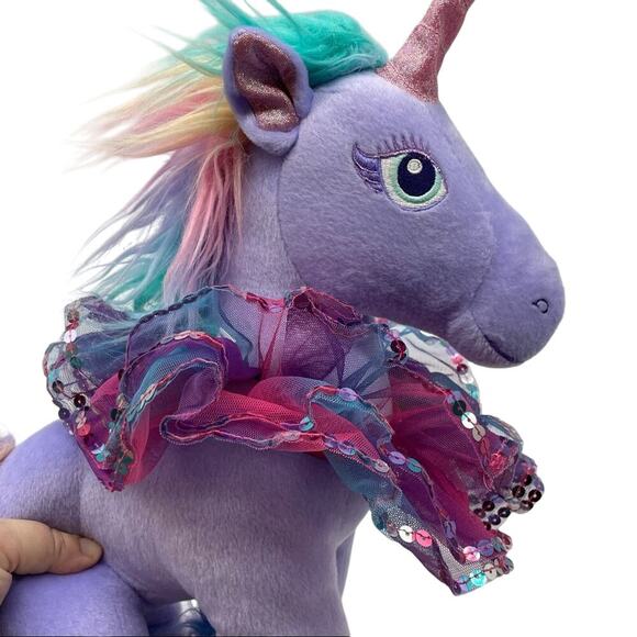 Build A Bear Purple Unicorn - Picture 6 of 7